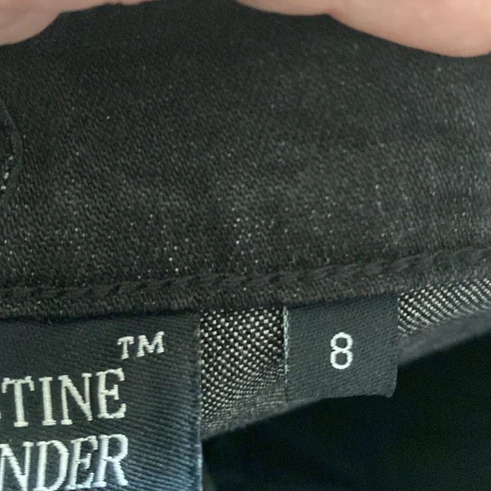 Christine Alexander black crystal jeans. NWT - Picture 4 of 9